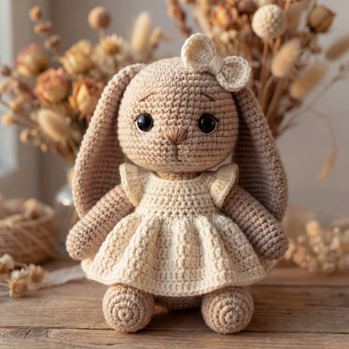 Adorable Amigurumi Bunny Crochet Pattern - Intermediate PDF Guide