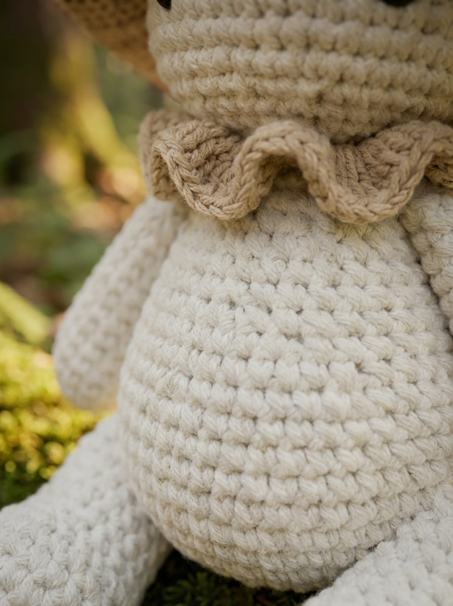 Cute Sitting Mushroom Boy Amigurumi - Detailed Crochet PDF Pattern